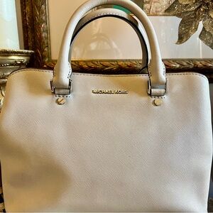 Michael‎ Kors Elegant Cream Satchel